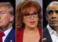A Casa Branca dá 'a vista' aviso após Joy Behar afirma que Trump está 'com ciúmes' de Obama