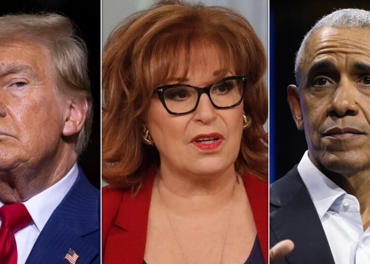 A Casa Branca dá 'a vista' aviso após Joy Behar afirma que Trump está 'com ciúmes' de Obama