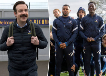 A estrela de 'Ted Lasso' Phil Dunster sai, foto da quarta temporada revelada