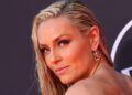 A roupa íntima Espys de Lindsey Vonn era muito chique para se manter escondido