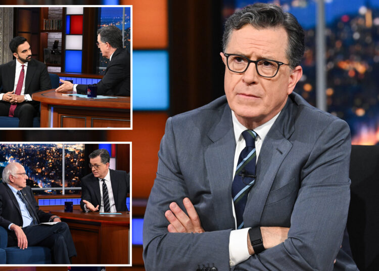 Colbert apareceu depois de hospedar 176 liberais, um conservador: Estudo