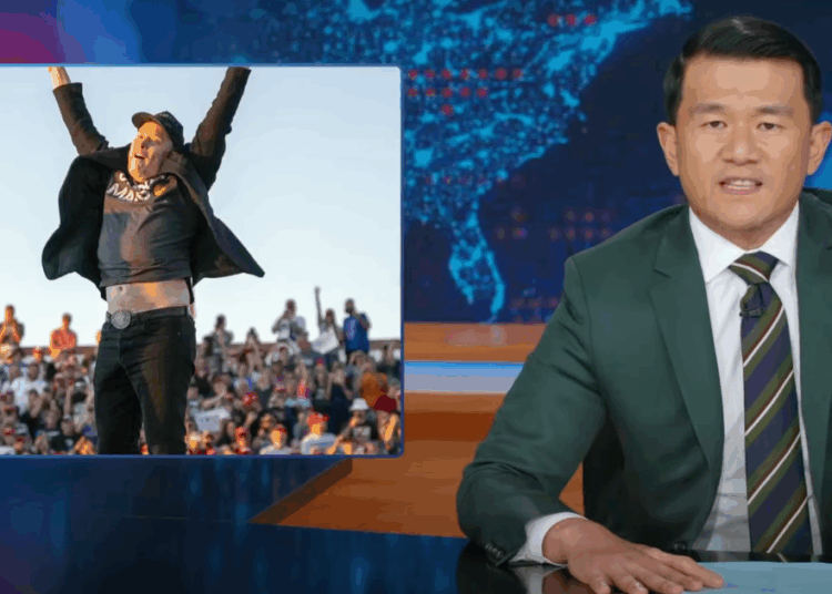 'Daily Show' assassina o Grok, elogio de Elon Musk, com uma mensagem simples de 7 palavras