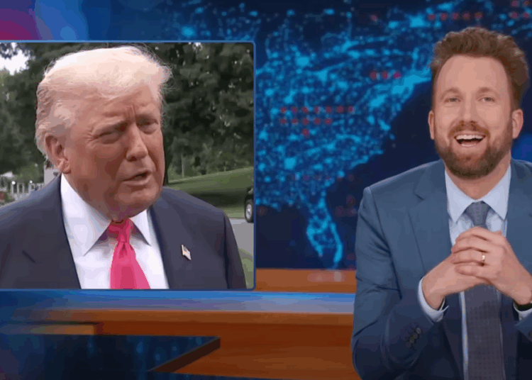 'Daily Show' assume Trump sobre essa resposta 'inconcebivelmente ruim' nos arquivos Epstein