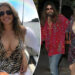 Elizabeth Hurley usa maiô de estampa de leopardo, compartilha detalhes íntimos sobre o relacionamento de Billy Ray Cyrus