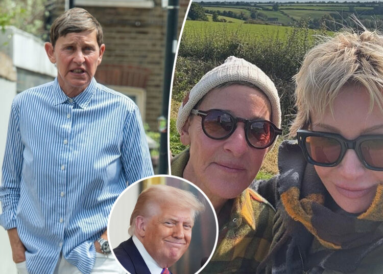 Ellen DeGeneres finalmente confirma que Trump influenciou sua mudança no Reino Unido: 'Estamos ficando aqui'