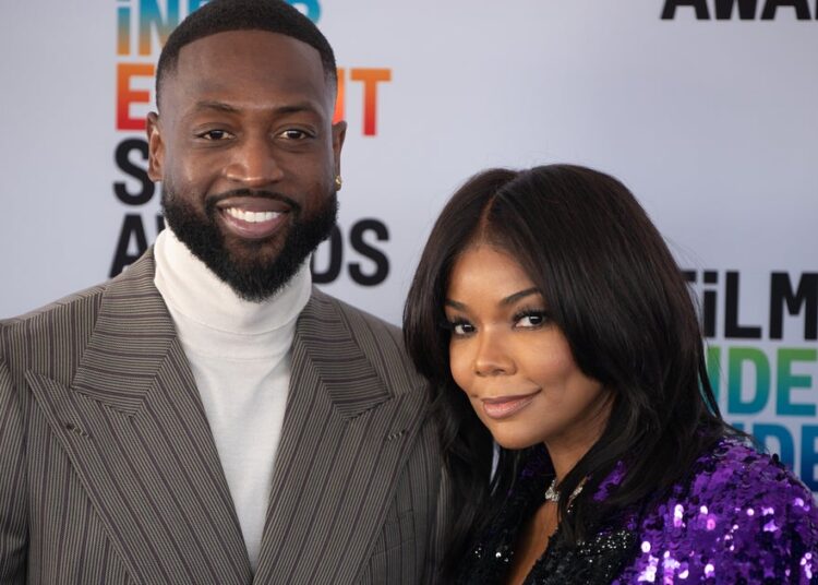 Gabrielle Union diz não ao cachorro dormindo na cama com Dwyane Wade