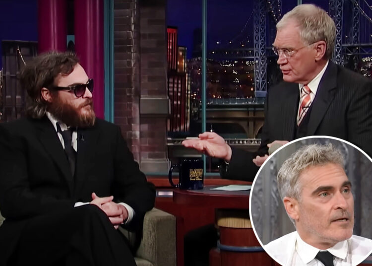 Joaquin Phoenix pede desculpas pela entrevista de David Letterman em 2009