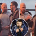 Justin Timberlake grita com a tripulação no meio do show na explosão selvagem
