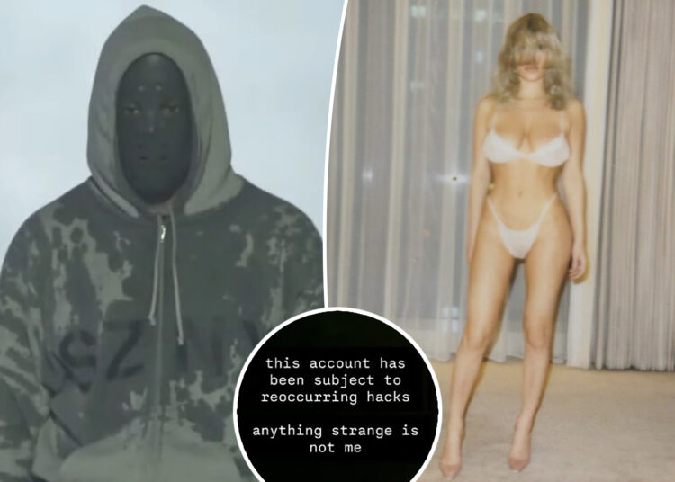 Kanye West Posts perturbando momentos de selfie antes da esposa Bianca Censori Problemas Aviso