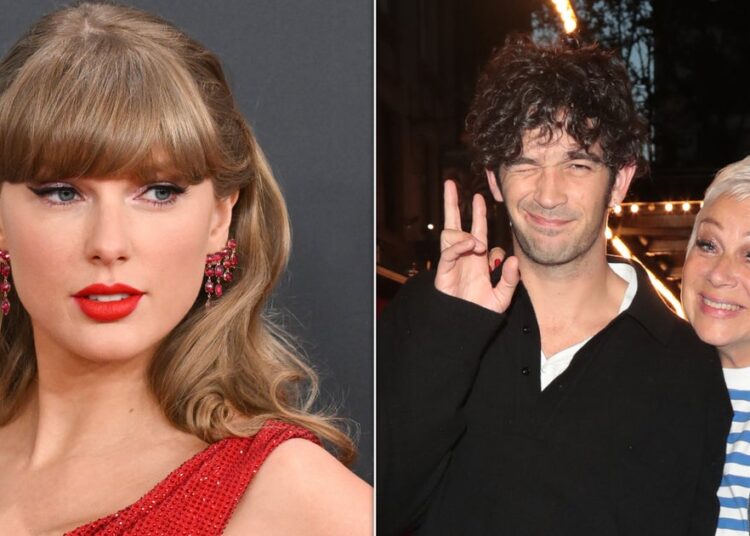 Mãe de Matty Healy toca Taylor Swift