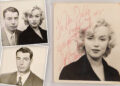 Marilyn Monroe assinou leilões de fotos de passaporte por mais de US $ 21k