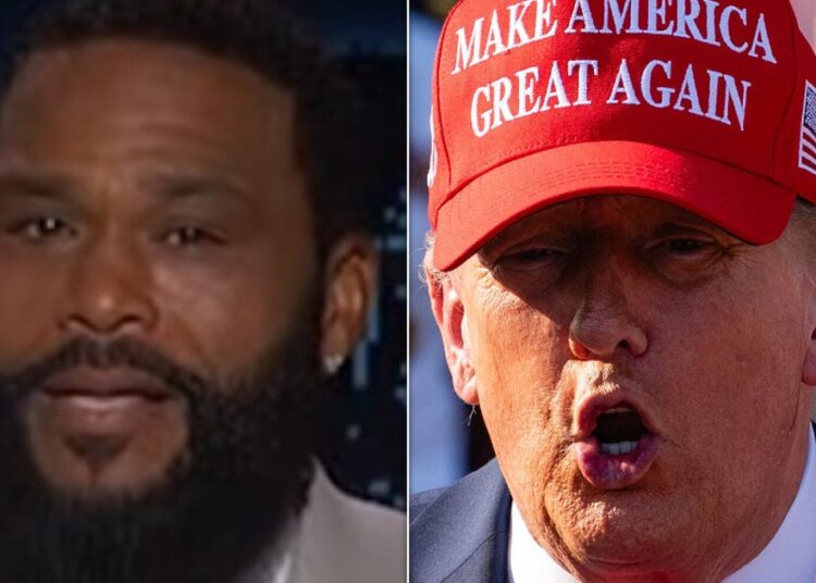 O anfitrião convidado de 'Kimmel' Anthony Anderson Schools Trump em 'Skedaddle'