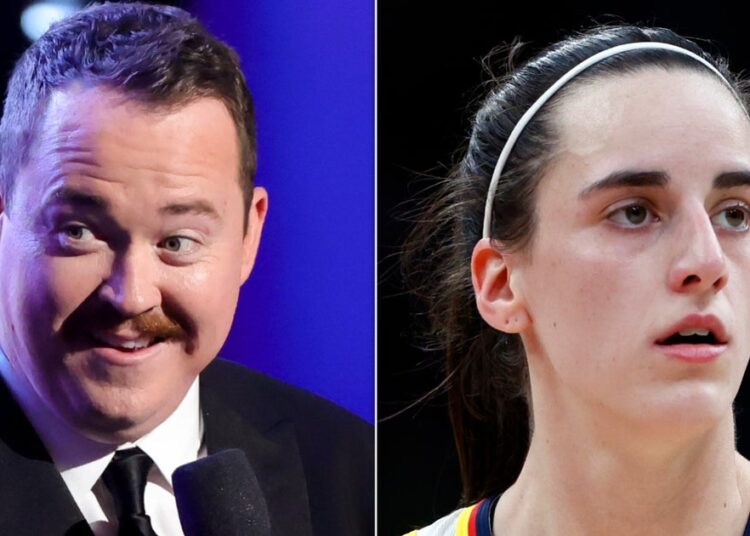 O anfitrião da ESPYS faz das mulheres negras a piada (literalmente) em Cringe Caitlin Clark piada