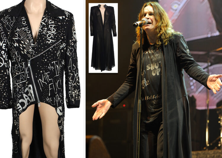 Ozzy Osbourne Memorabilia - incluindo roupas personalizadas usadas no palco - sobe para o leilão apenas 1 dia após sua morte