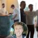 Robert Irwin retorna ao restaurante para liquidar a conta de comida dias depois que ele esqueceu de pagar