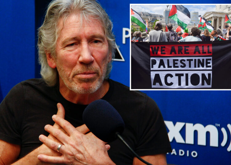 Roger Waters enfrenta possíveis processos depois de apoiar a ação da Palestina proibida