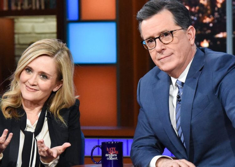 Sam Bee pregue uma verdade brutal do cancelamento de Colbert