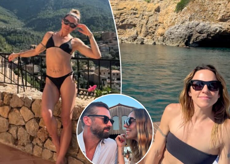 Spice Girl Melanie C atordoa na ilha escapada com namorado australiano