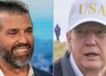 Trump Jr Swoons sobre o pai em Fake Ai American Eagle AD