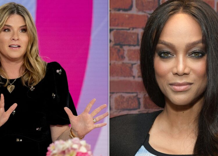 Tyra Banks defende lanches da cama, Jenna Bush Hager discorda