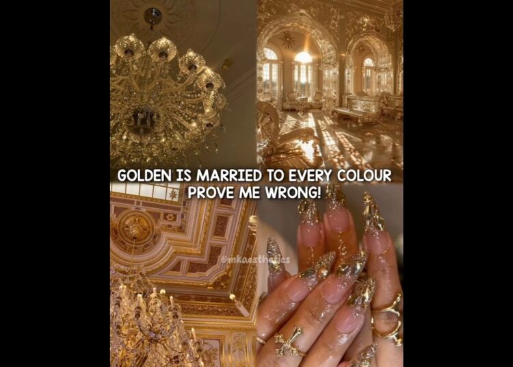 GOLD IS SUCH A ROYALTY COLOUR 👑 #gold #colors #royal #aesthetic