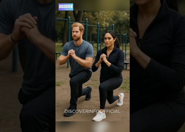 Harry & Meghan at the Park Gym  #shorts  #royal  #harryandmeghan