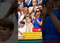 Princess kate,Louis and Princess Princess Charlotte at Wembledon man’s final #shorts #katemiddleton