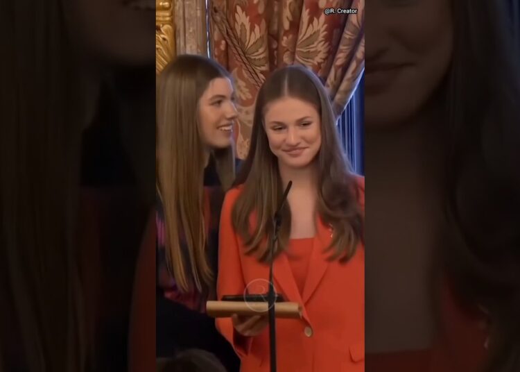 Princess Leonor and Sofia 🥰✨|| #royalfamily #spain #leonor