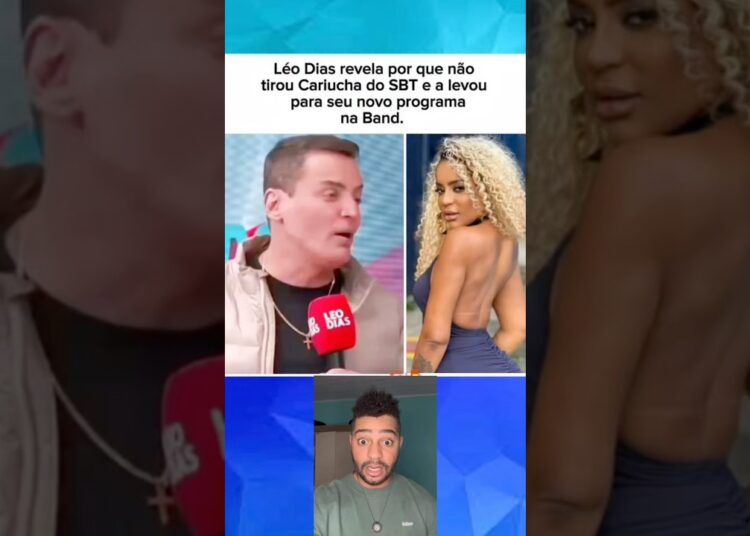 Léo dias revela por que não tirou a cariucha do SBT #fofocas #noticias #ultimasnoticia