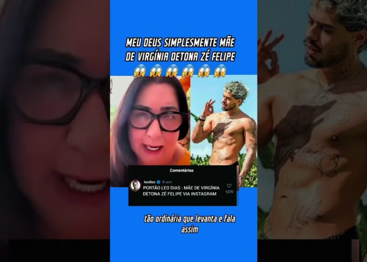 MÃE VIRGÍNIA DETONA ZÉ FELIPE 🆘️#youtubeshorts #zefelipe #shotsviral #fofocas #historiareal #shots