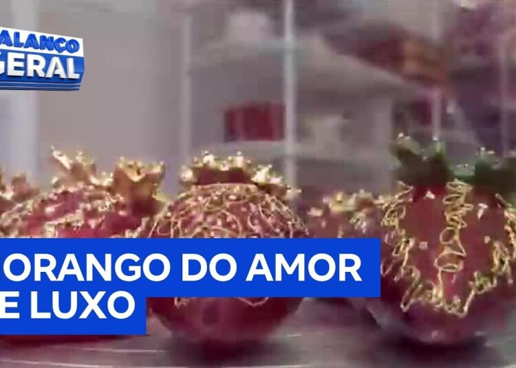 Exclusivo: confeiteiro das celebridades faz morango do amor especial que custa R$ 2 mil