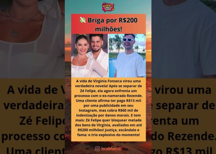 Virginia Fonseca no olho do furacão: processo, ex-namorado e R$200 milhões ! #brasil #noticias