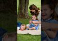 Prince Louis falls asleep during picnic #royal #princewilliam #katemiddeleton #princelouis
