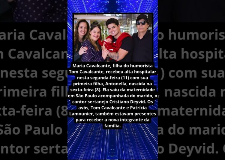 FILHA DE TOM CAVALCANTI RECEBE ALTA HOSPITALAR