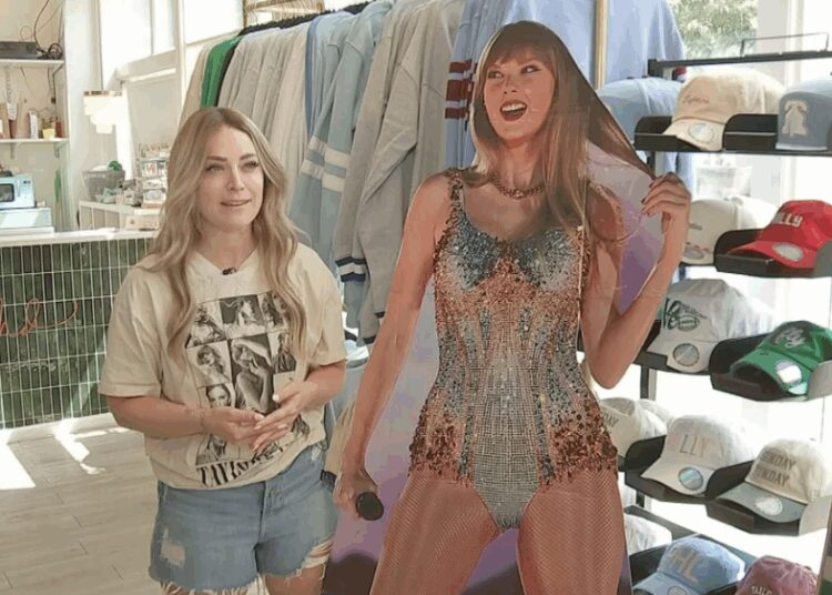 Com a nova música Taylor Swift a caminho, esta loja também está entrando em sua próxima era