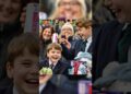 George and Louis are naughty #royal #princewilliam #katemiddeleton #princelouis #princegeorge