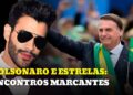 Outros momentos em que Bolsonaro encontra estrelas brasileiras vão surpreender e ficar na memória
