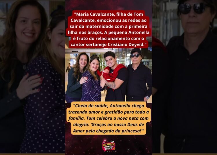 Nasce Antonella! Neta de Tom Cavalcante deixa a maternidade #celebridades #fofoca #noticias #brasil