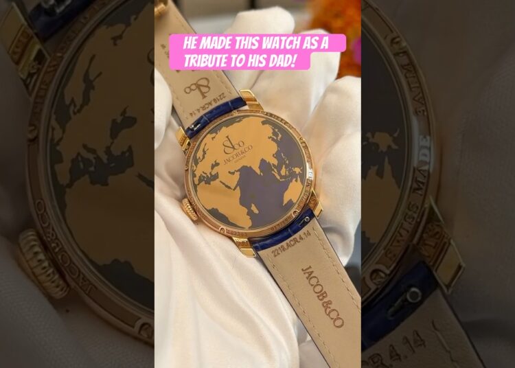 This special watch is a tribute to father-son relationships and family legacy