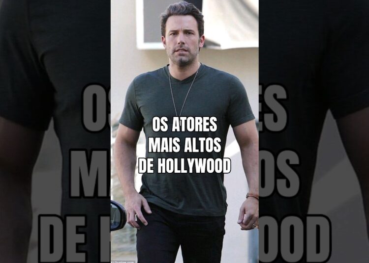 Os Atores MAIS ALTOS de Hollywood #benaffleck #dwaynejohnson