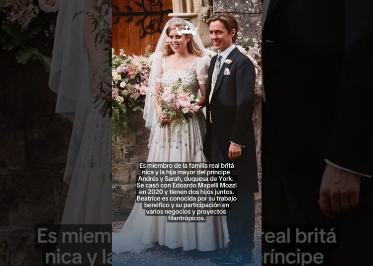 Beatrice de York #familiareal #realbritánica #realeza