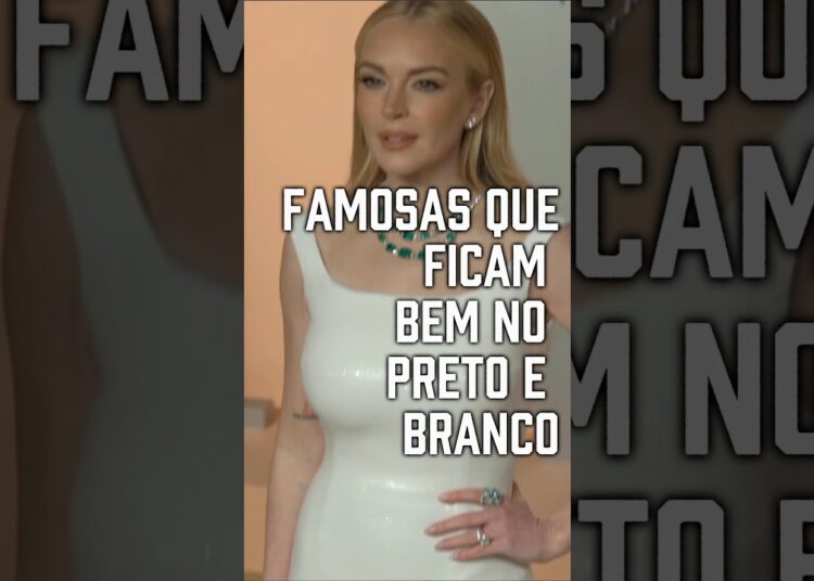 Celebridades que arrasaram no clássico preto e branco 🖤🤍