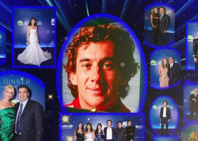 Famosos fazem jantar de Gala em homenagem ao saudoso Ayrton Senna !Confira!