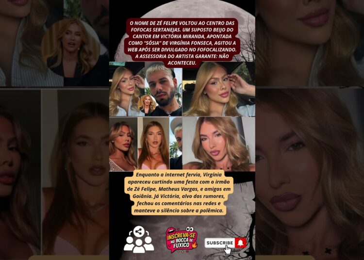 Zé Felipe é acusado de beijar ‘sósia’ de Virgínia em festa; #famosos #celebridades #brasil #fofoca