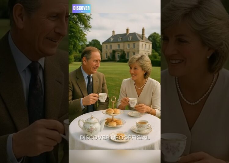 Charles & Diana Sharing Afternoon Tea at the Countryside Estate #shorts #royalfamily #royal