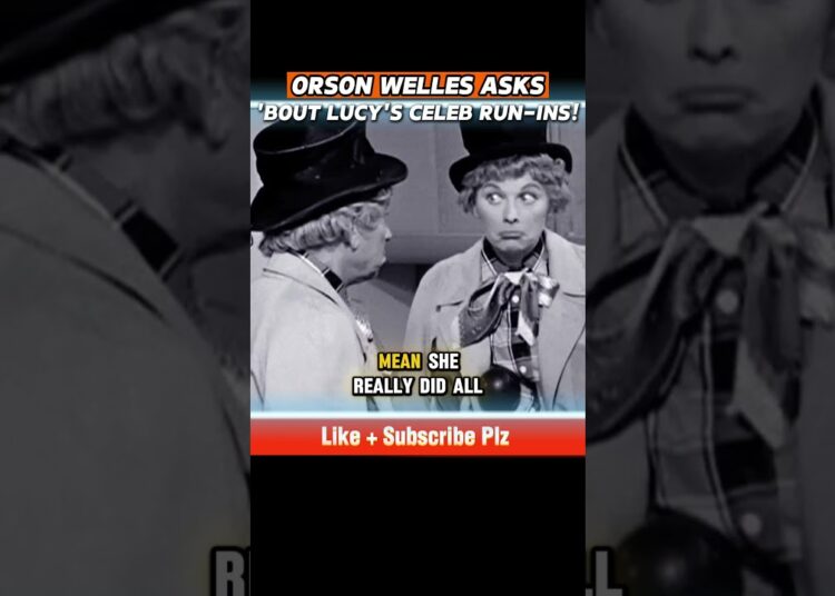 Orson Welles and Desi Arnaz Roast Lucille Ball’s Celeb Run-Ins! 🤯 #ClassicHollywood #ilovelucy
