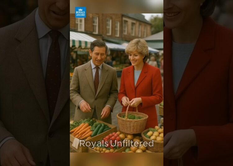 Charles & Diana Exploring the Local Farmer’s Market Together #shorts #royalfamily #royal