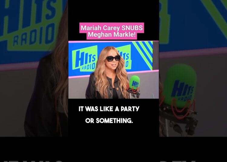 Mariah Carey SNUBS Meghan Markle!!