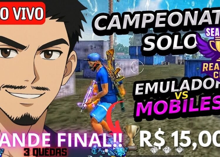 🔴GRANDE FINAL!! 🔥Campeonato Solo de Free Fire Ao Vivo | Realeza Cup S2 | 🔥Naruto x FF Part 2🔴