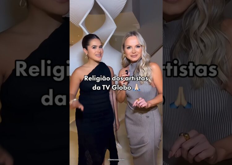Religião dos artistas da TV Globo 🙏🏻